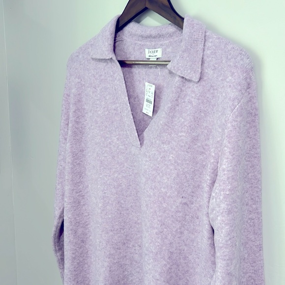 J. Crew Soft Johnny Collar Sweater NWT - Picture 6 of 9